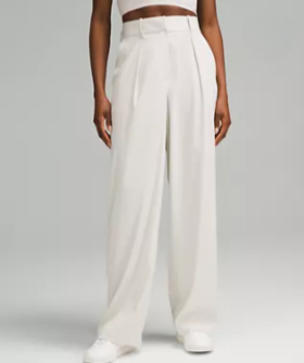 Pleat-Front High-Rise Trouser